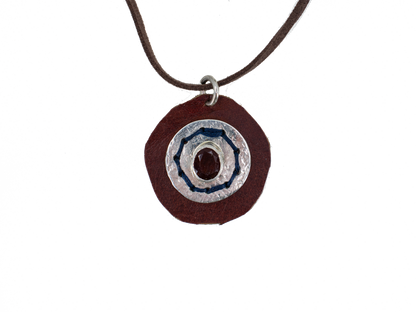 Garnet - Handmade 925 Sterling Silver Necklace