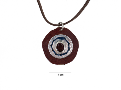 Garnet - Handmade 925 Sterling Silver Necklace