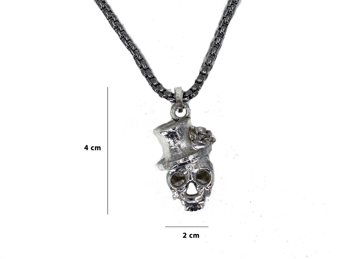 Kurukafa - El Yapımı Gümüş Kolye