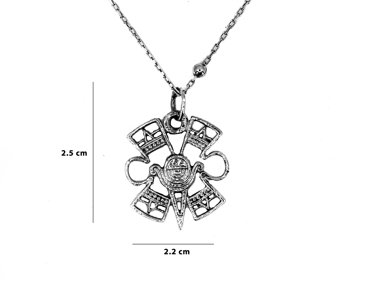 Symbol of Eras - Handmade Silver Necklace