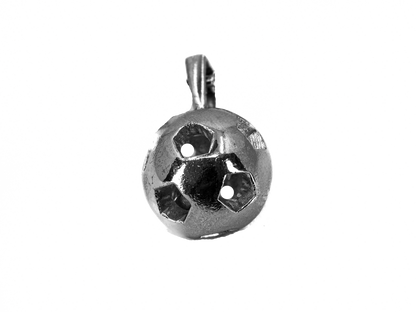 Football Ball - Handmade 925 Sterling Silver Necklace