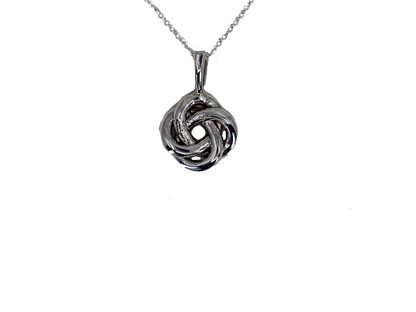 Celtic Knot - Handmade Silver Necklace