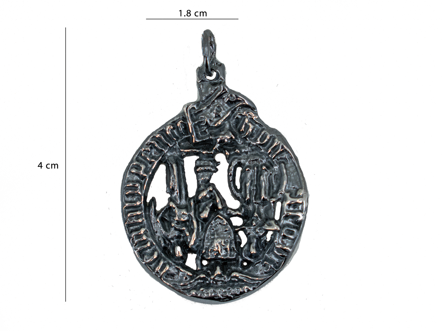 Kara Prens'in Rozeti - Tarihi Eserler - El Yapımı 925 Ayar Gümüş Kolye