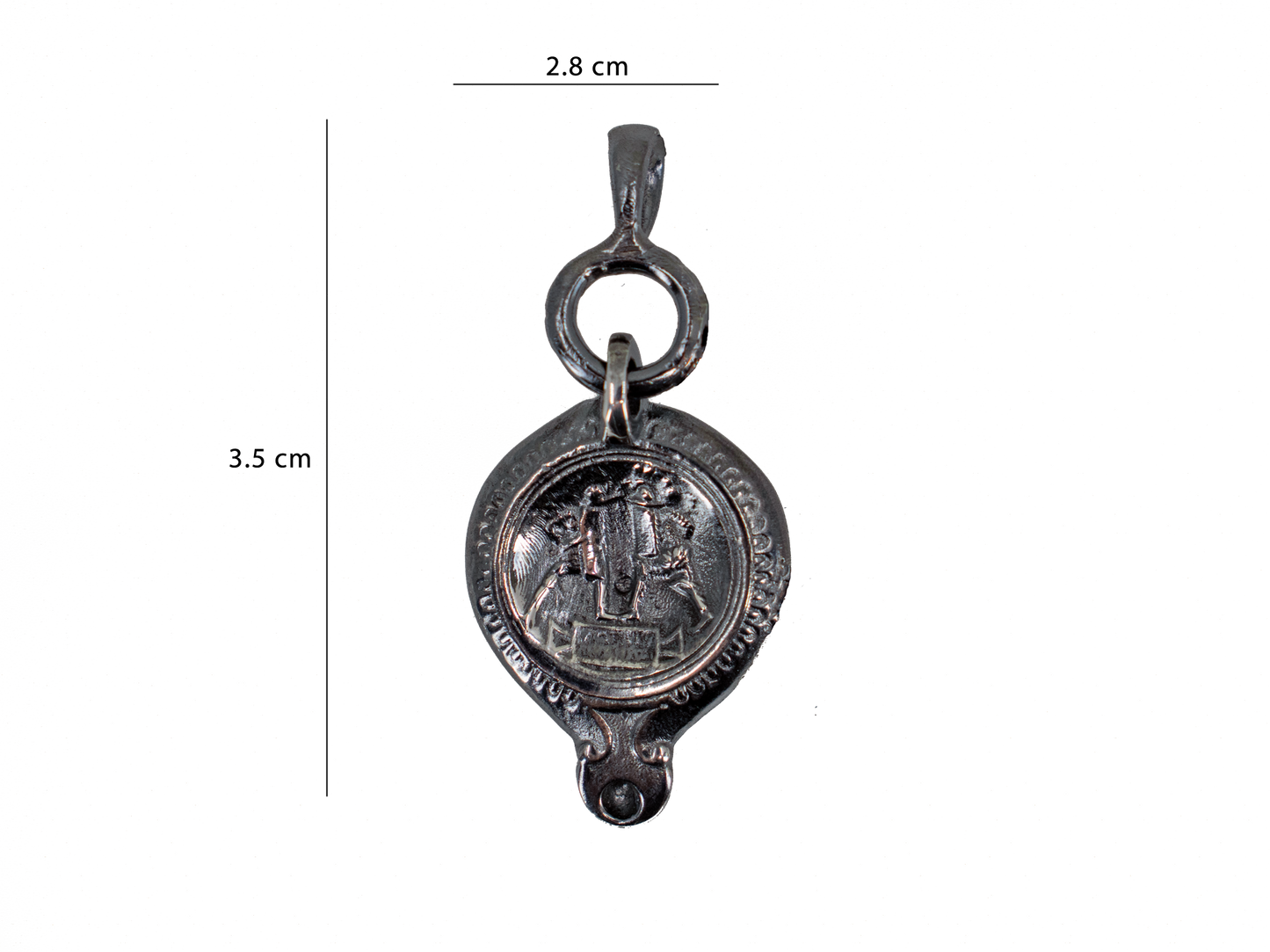 Çanak Lamba - Tarihi Eserler - El Yapımı 925 Ayar Gümüş Kolye