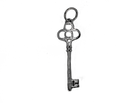 Key - Handmade Silver Necklace