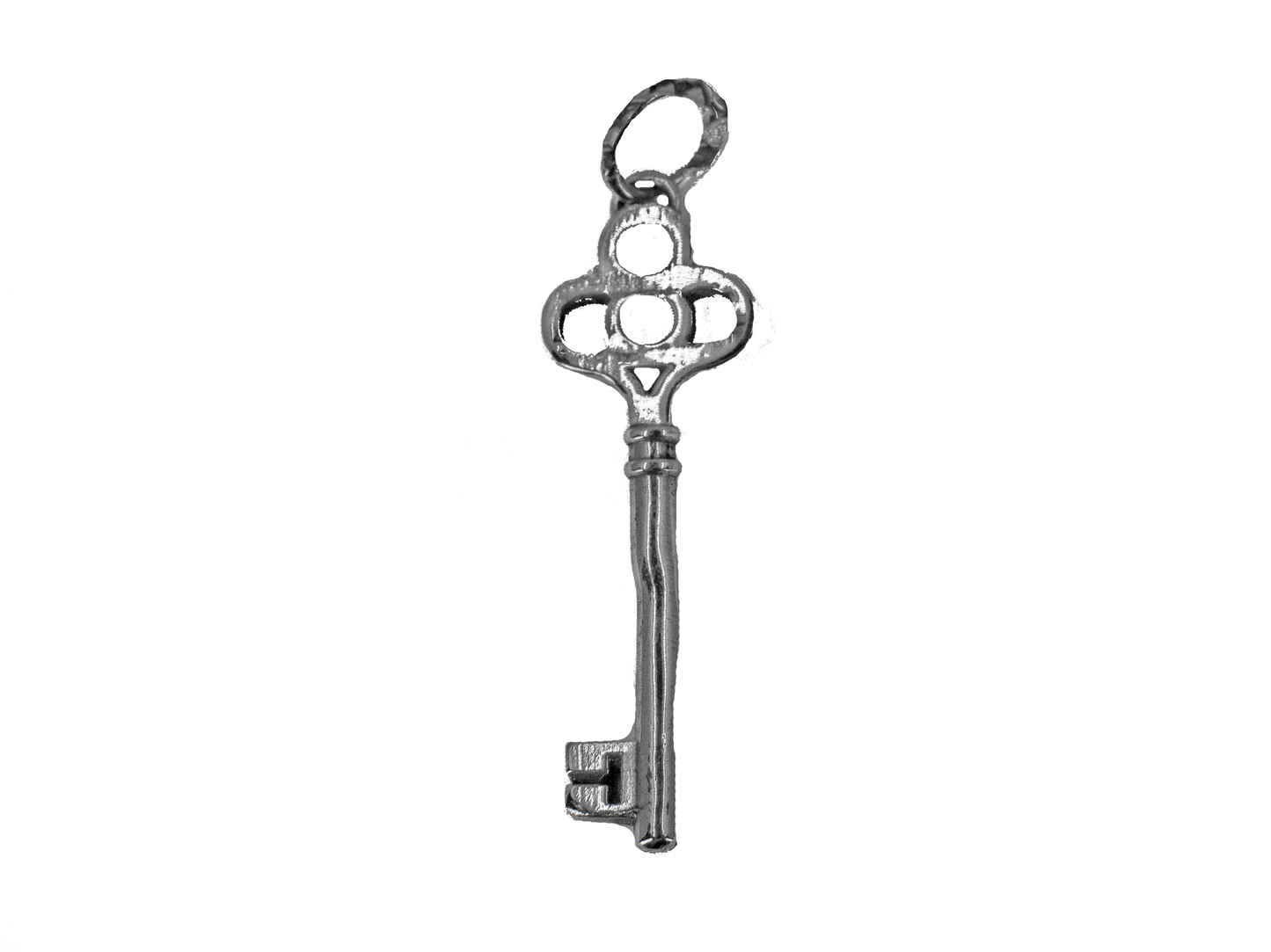 Key - Handmade Silver Necklace