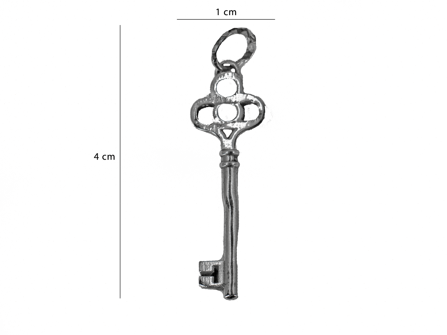 Key - Handmade Silver Necklace