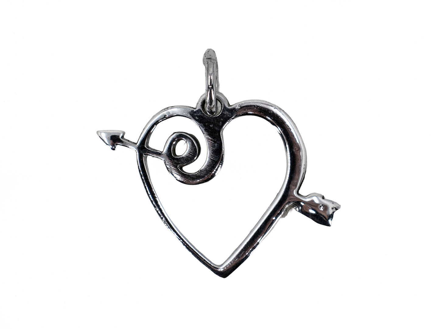 Kalp - El Yapımı 925 Ayar Gümüş Kolye | Özel Sevgi Temalı Tasarım