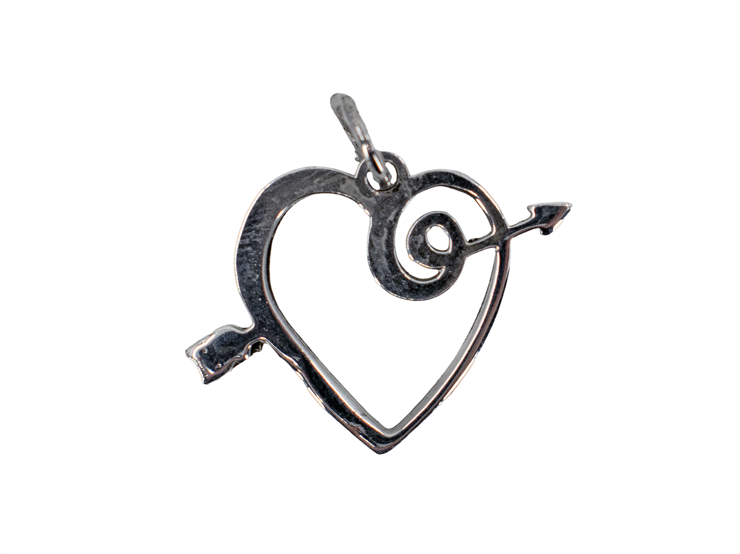 Kalp - El Yapımı 925 Ayar Gümüş Kolye | Özel Sevgi Temalı Tasarım