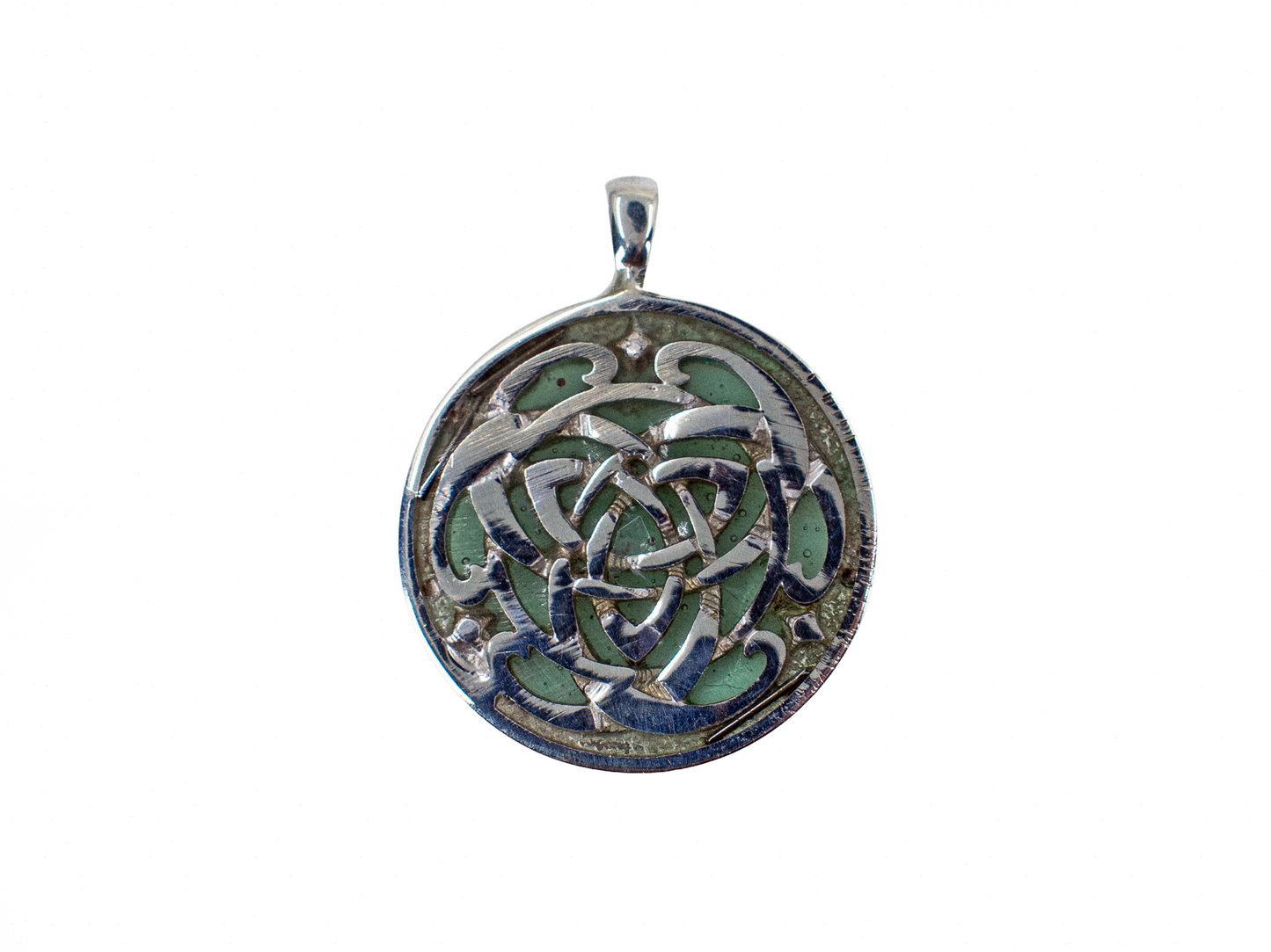 Celtic Knot - Handmade Silver Necklace