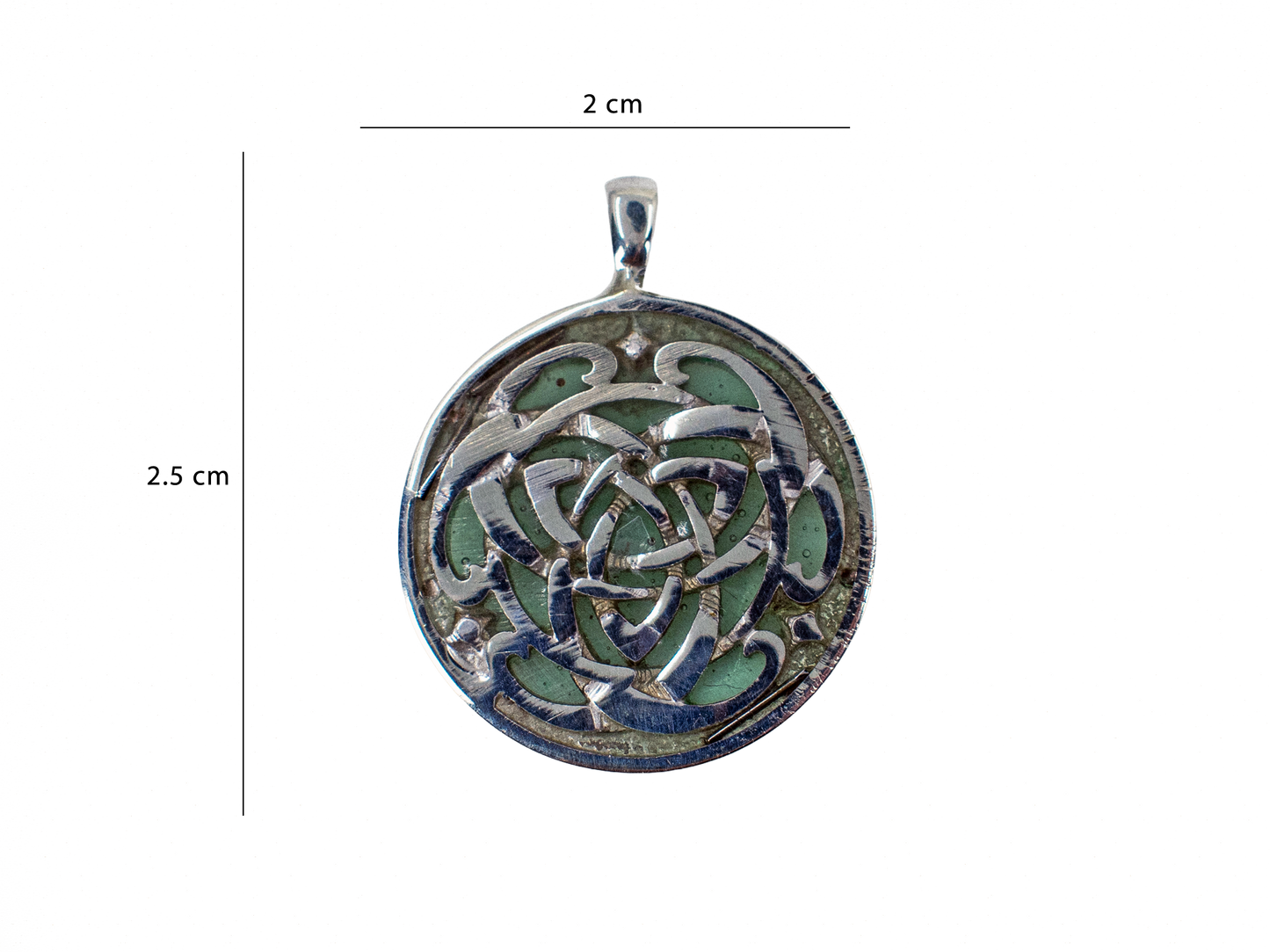 Celtic Knot - Handmade Silver Necklace
