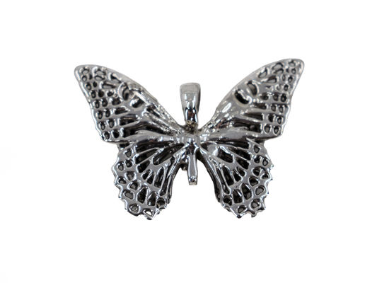 Kelebek - El Yapımı 925 Ayar Gümüş Kolye | Özel Doğadan İlhamlı Tasarım