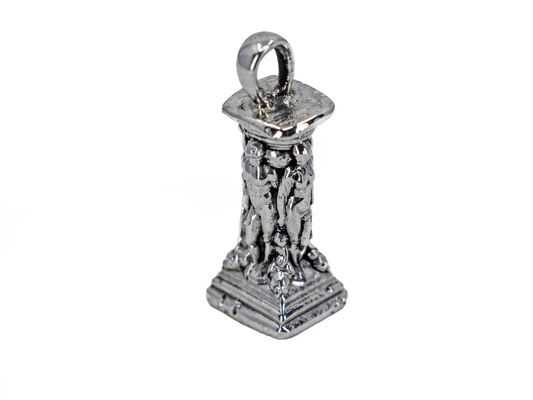 Sütun - El Yapımı 925 Ayar Gümüş Kolye | Özel İnsan İlhamlı Tasarım