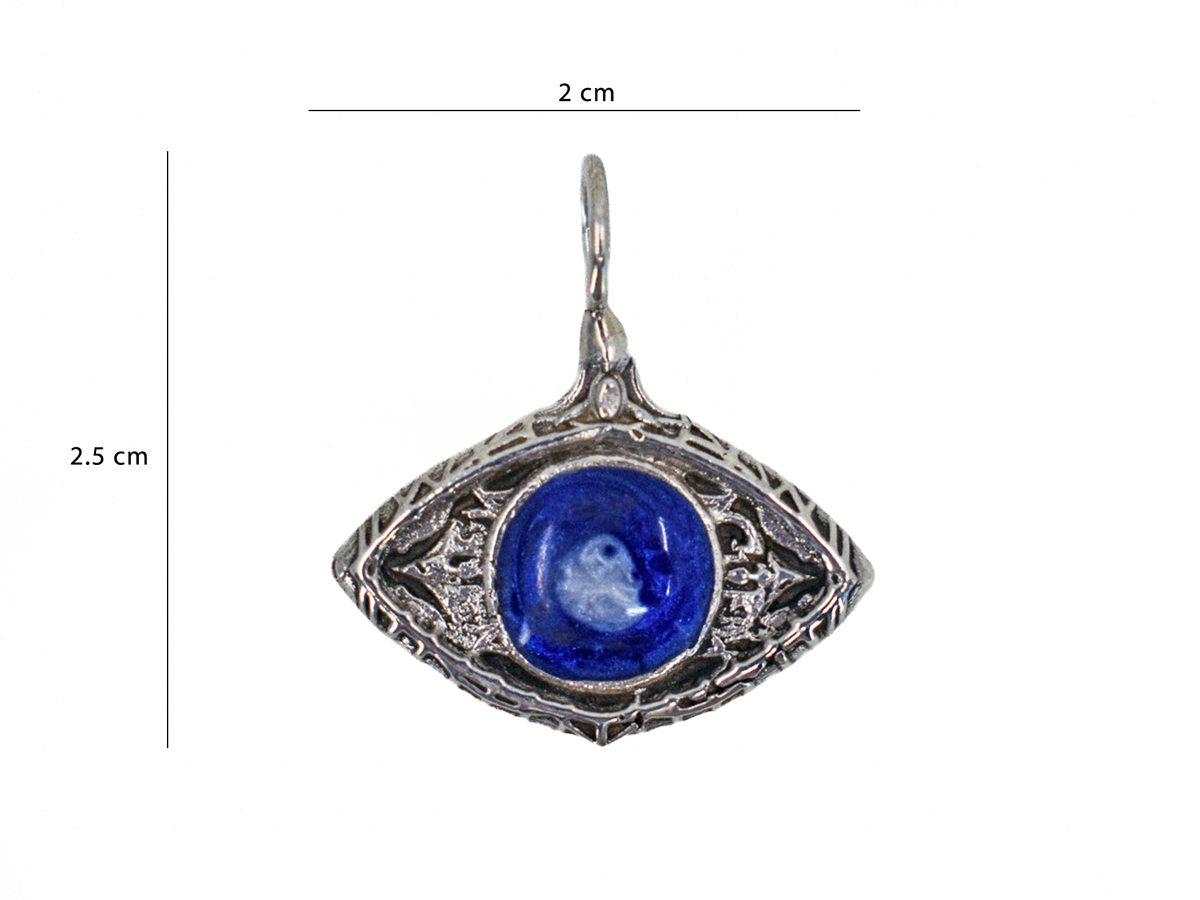Eye/Evil Eye - Handmade 925 Sterling Silver Necklace
