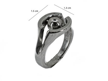 Evil Eye - Handmade Silver Ring