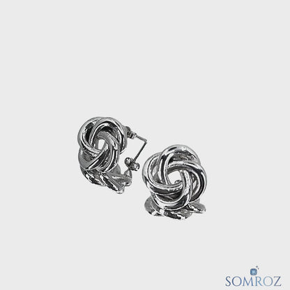 Celtic Knot - Handmade Silver Earrings