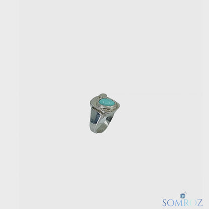 Turquoise- Handmade Silver Ring