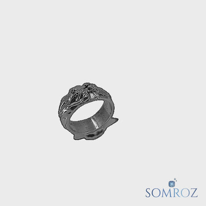 Lovers - Handmade Sterling Silver Ring