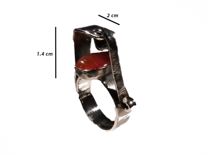 Agat - Handmade 925 Sterling Silver Ring