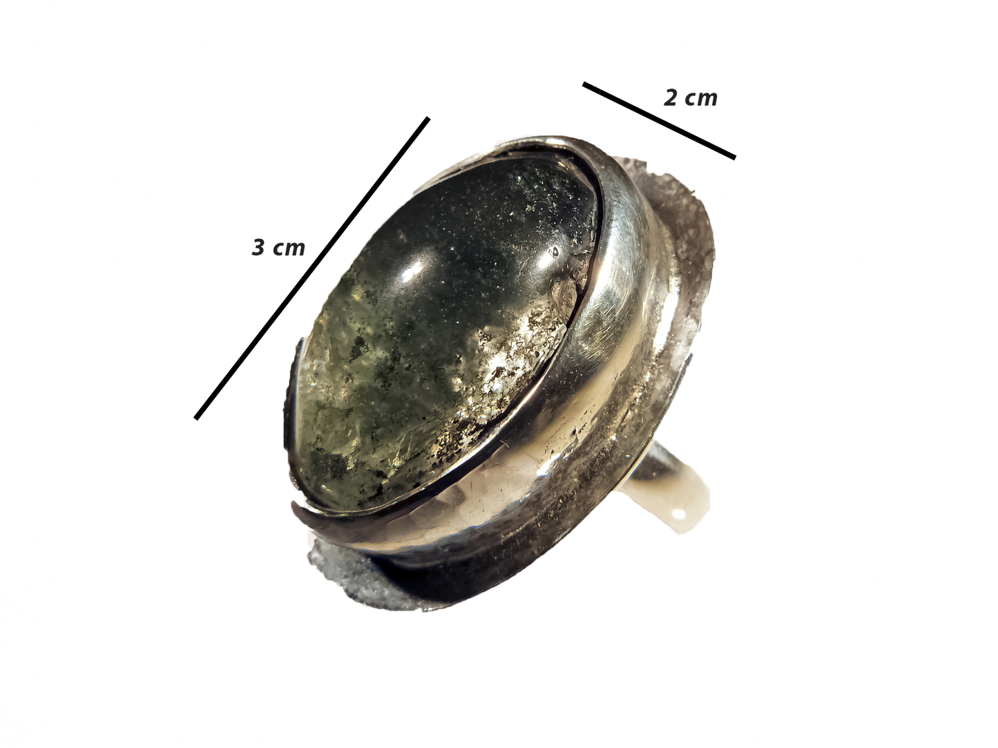 Rutile Quartz - Handmade 925 Sterling Silver Ring