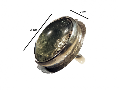 Rutile Quartz - Handmade 925 Sterling Silver Ring