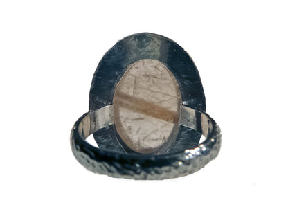Rutile Quartz - Handmade 925 Sterling Silver Ring
