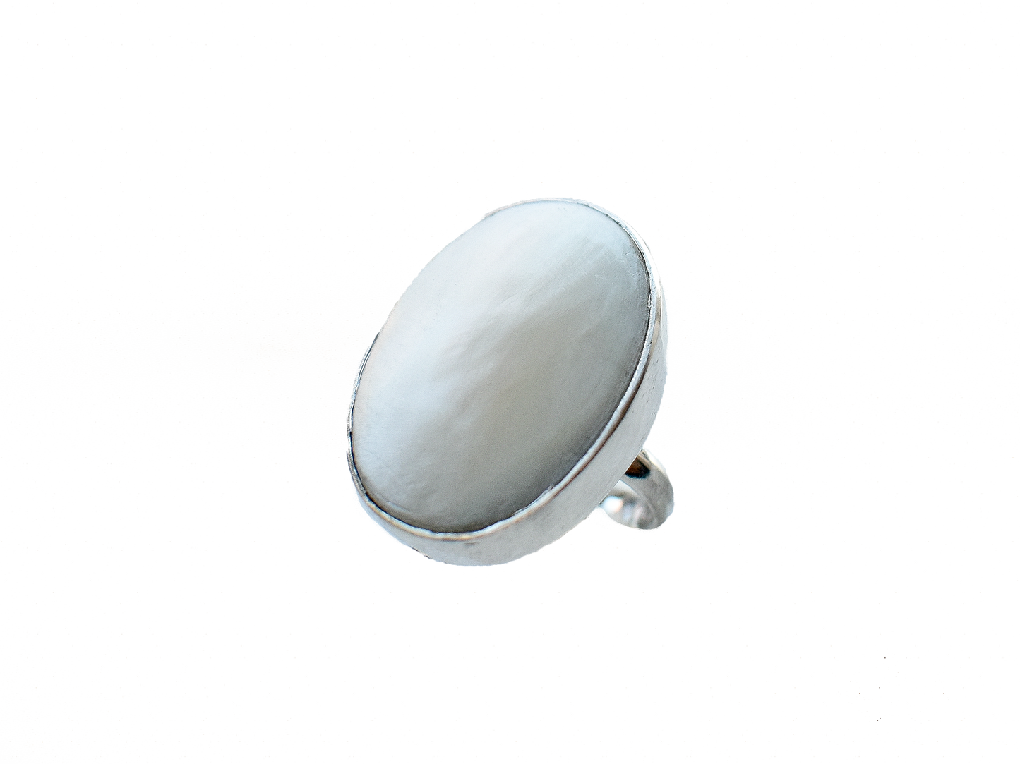Mother of Pearl - Handmade 925 Sterling Silver Ring