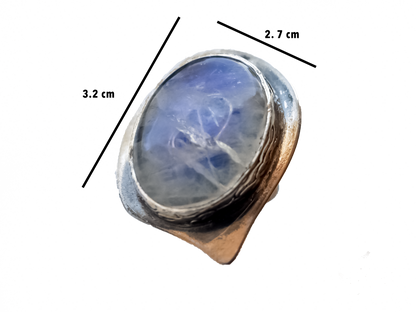 Moonstone - Handmade 925 Sterling Silver Ring
