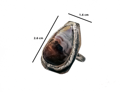 Ocean Jasper- Handmade 925 Sterling Silver Ring