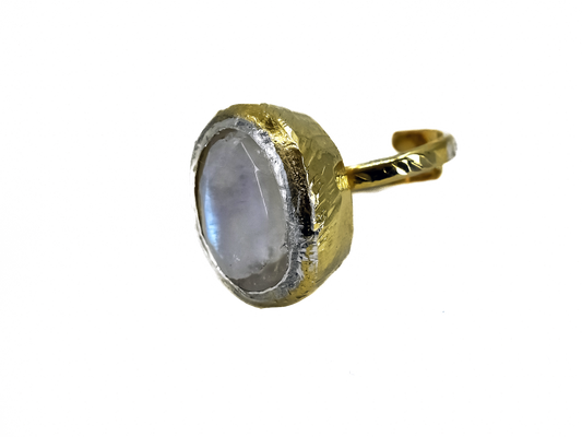 Moonstone - Handmade Silver Ring