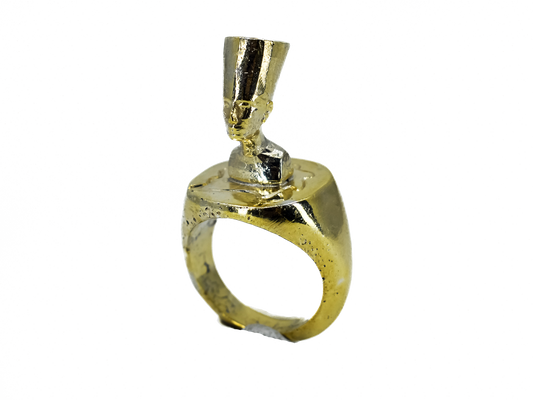 Egyptian Nefertiti - Handmade Silver Ring