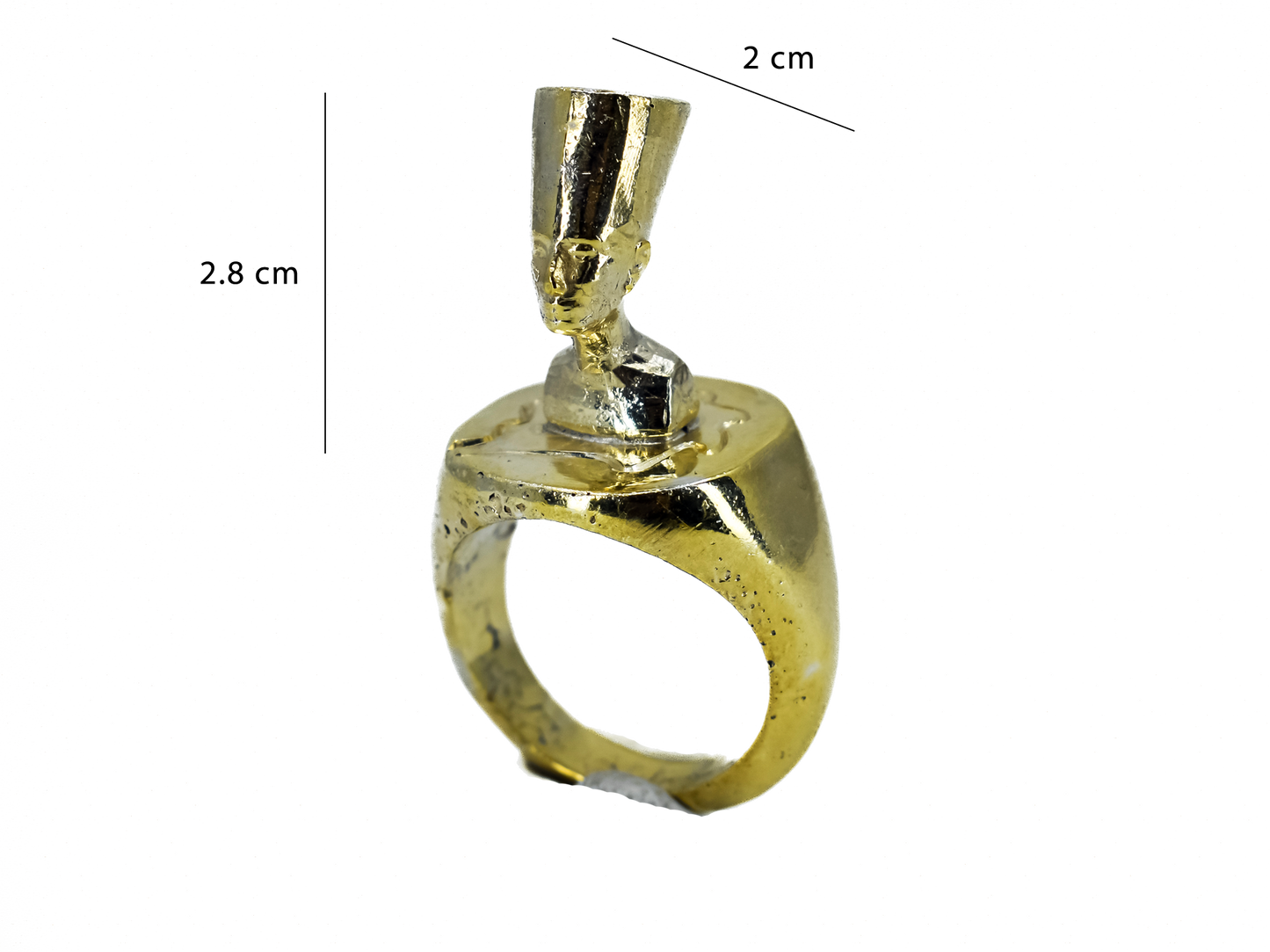 Egyptian Nefertiti - Handmade Silver Ring